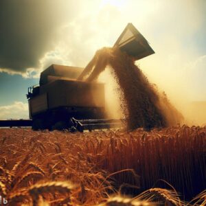Harvesting of Wheat