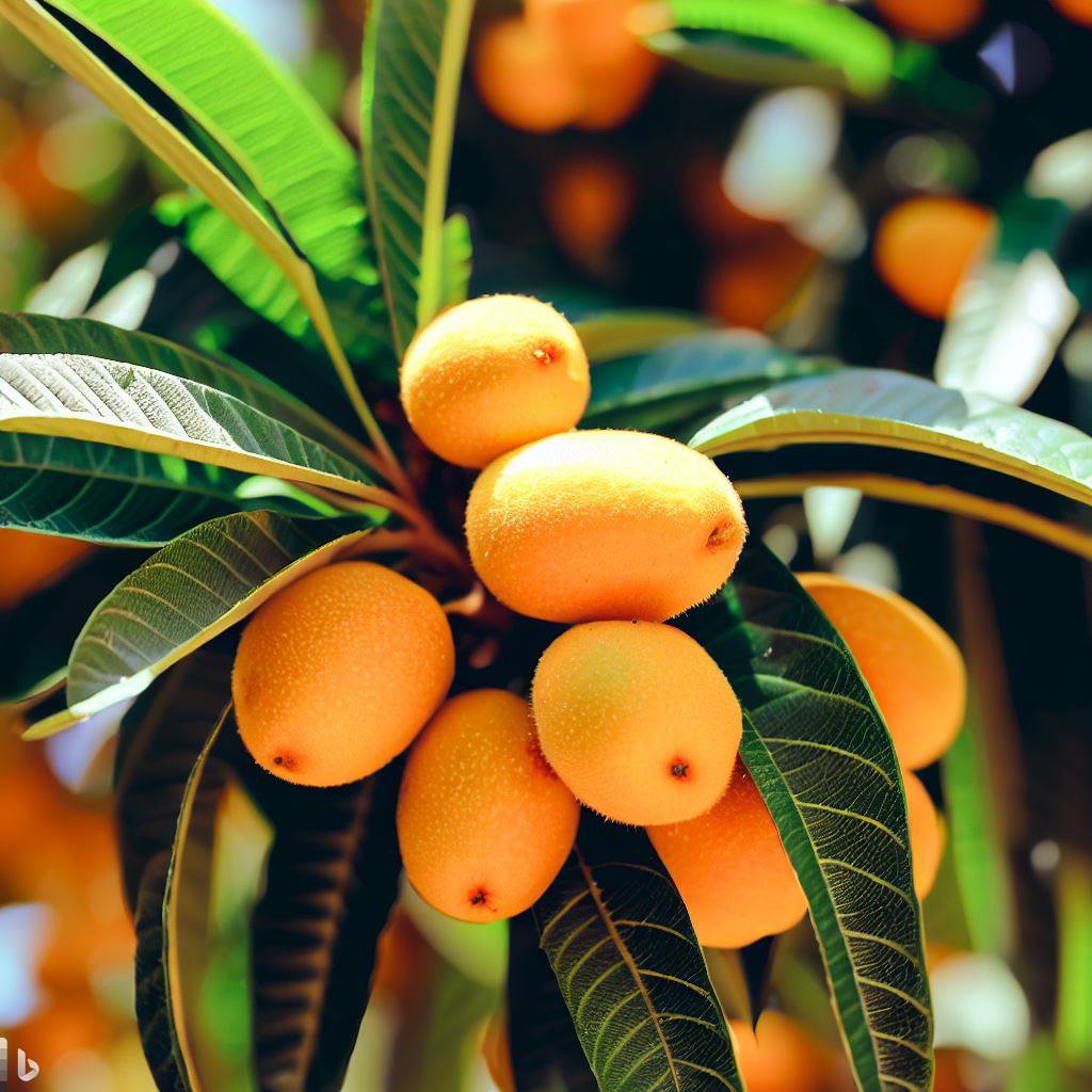 loquat tree with fruits