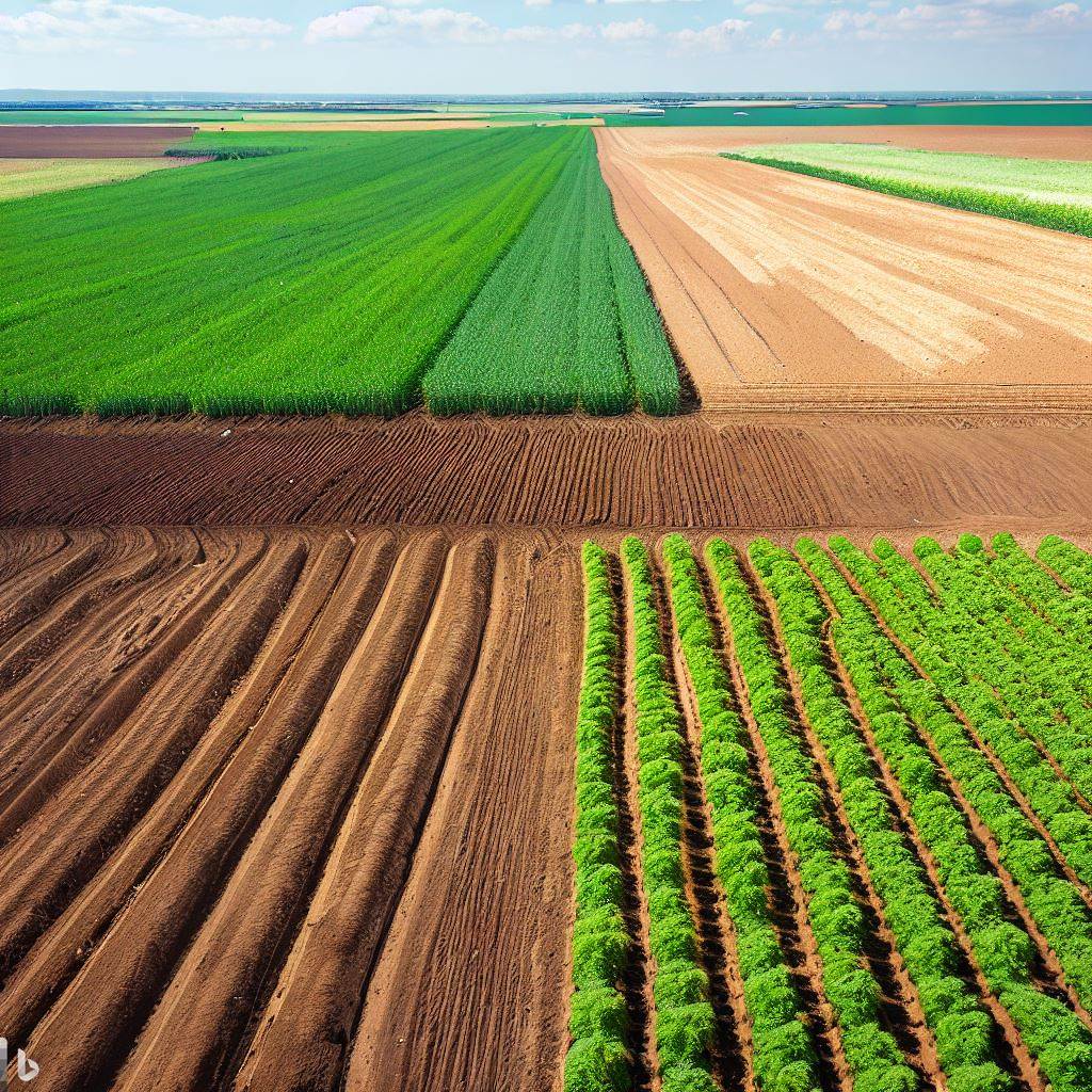 cultivating multiple crops on the same farmland